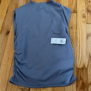 Abercrombie & Fitch Sleeveless Blue Muscle Tee